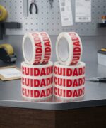 Kit 10 Fitas Cuidado Fragil 300 Metros