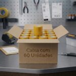 Kit 60 Fitas Marrons 300 Metros